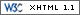 XHTML 1.1